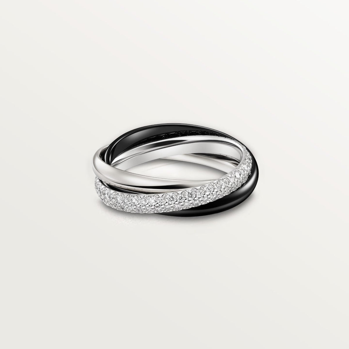 [Rose Tomorrow]TRINITY 3.2MM RING BLACK CERAMIC
