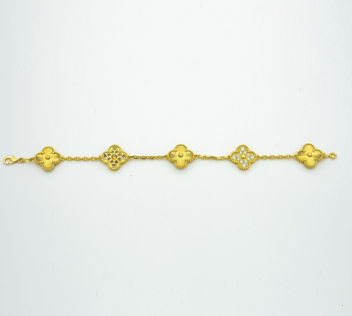 [Rose Tomorrow] CLOVER 5 MOTIF LASER BRACELET COLLECTION