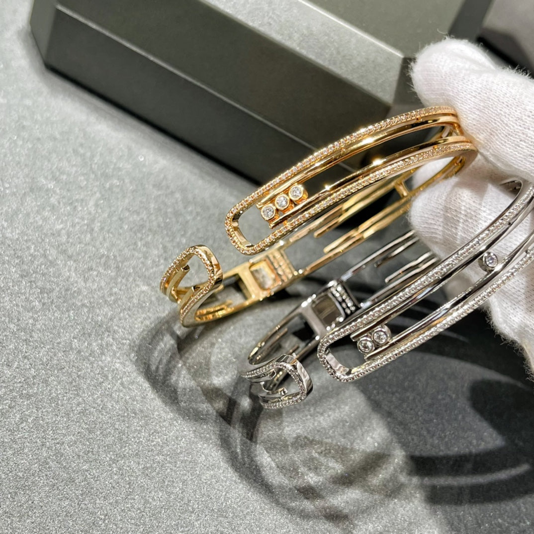 [Rose Tomorrow]MOVE 10TH PAVED DIAMOND BRACELET