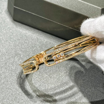 [Rose Tomorrow]MOVE 10TH PAVED DIAMOND BRACELET