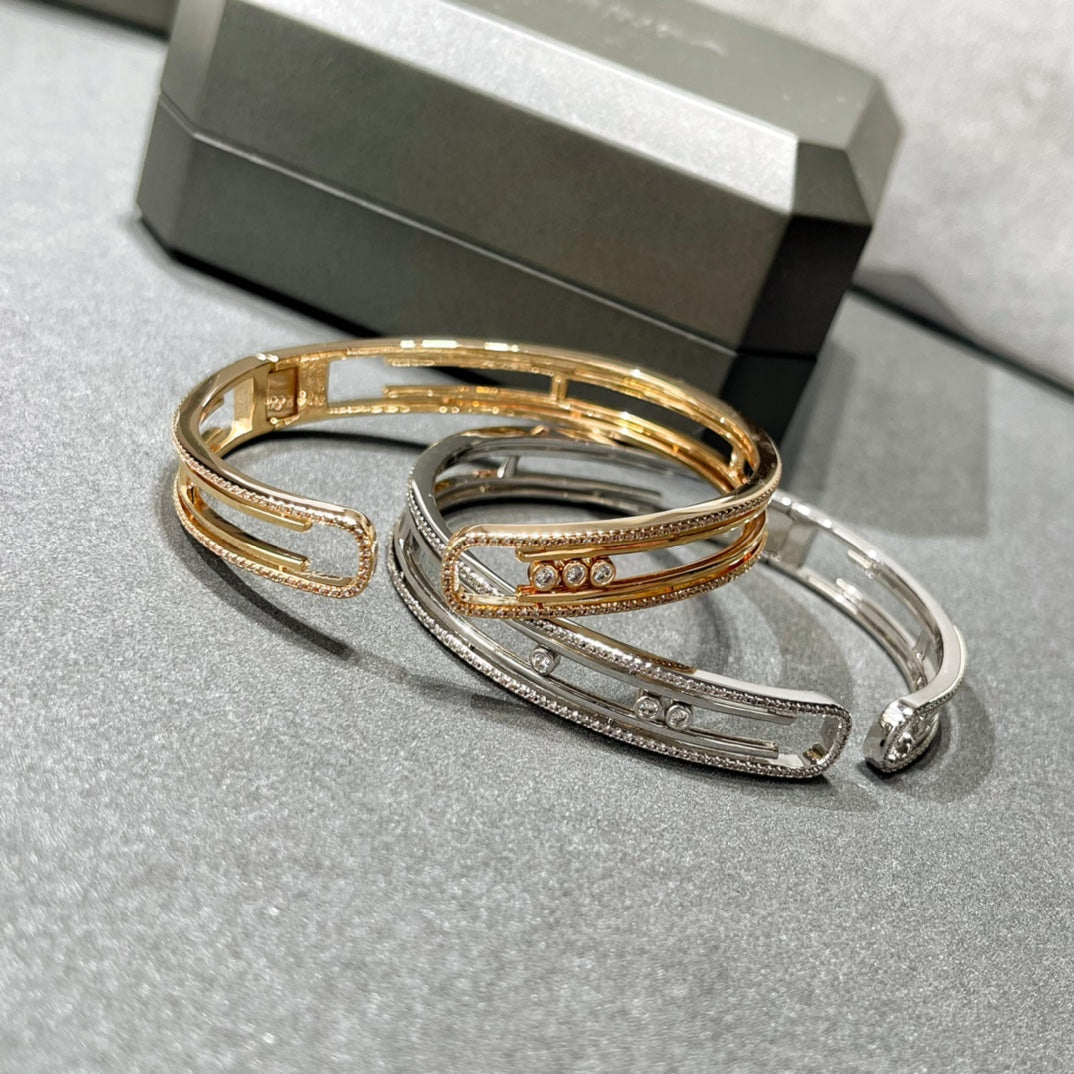 [Rose Tomorrow]MOVE 10TH PAVED DIAMOND BRACELET
