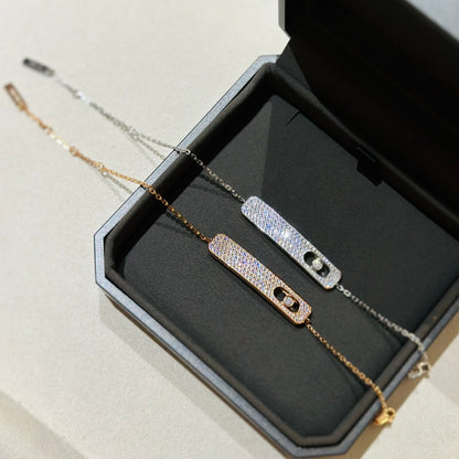 [Rose Tomorrow]MOVE CLASSIQUE DIAMOND PAVED BRACELET