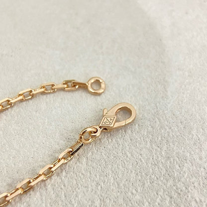 [Rose Tomorrow]ROSE QUARTZ MIXED FLOWER BUTTERFLY SWEATER CHAIN