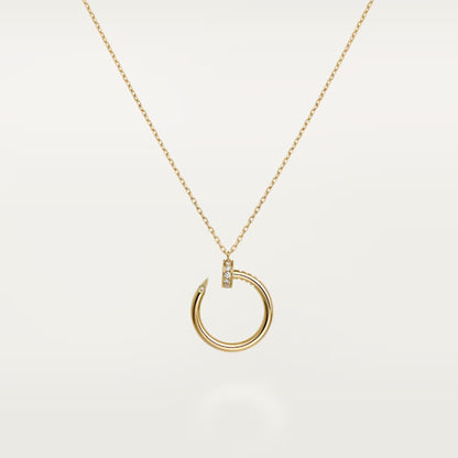 [Rose Tomorrow]JUSTE NECKLACE HALF DIAMOND