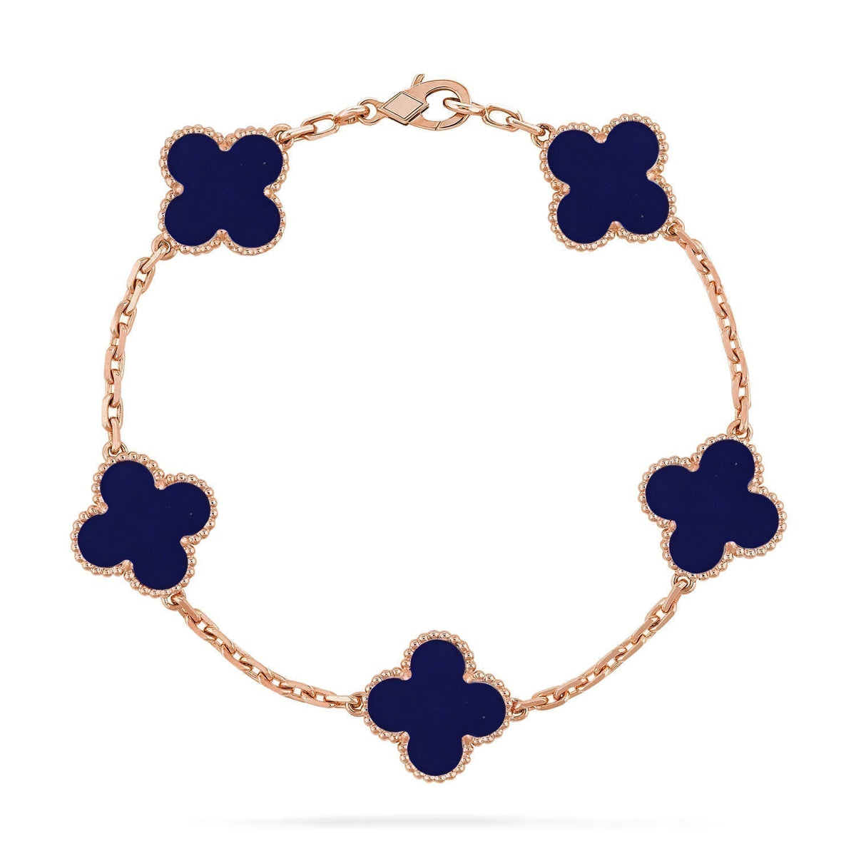 [Rose Tomorrow]CLOVER 5 MOTIF LAPIS LAZULI BRACELET COLLECTION