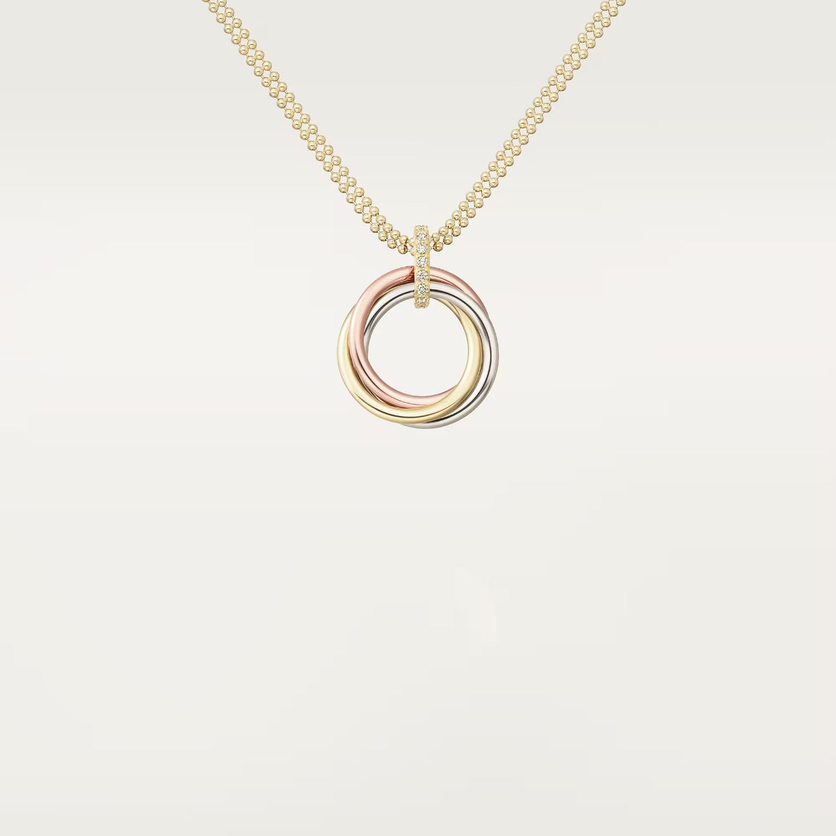 [Rose Tomorrow]TRINITY MEDIUM  DIAMONDS NECKLACE