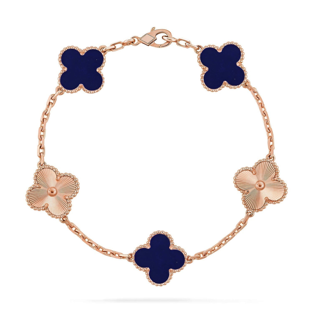 [Rose Tomorrow]CLOVER 5 MOTIF LAPIS LAZULI BRACELET COLLECTION