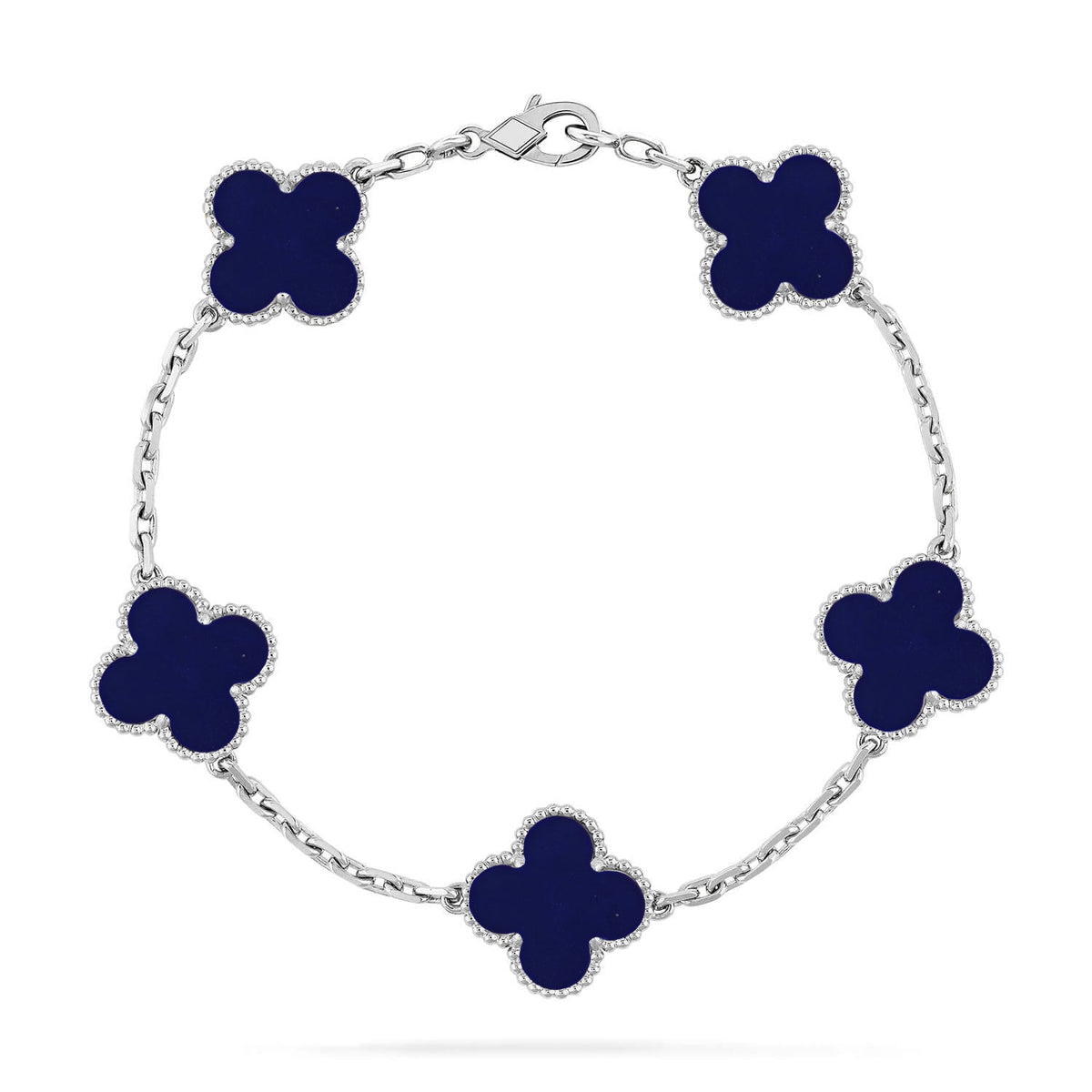 [Rose Tomorrow]CLOVER 5 MOTIF LAPIS LAZULI BRACELET COLLECTION