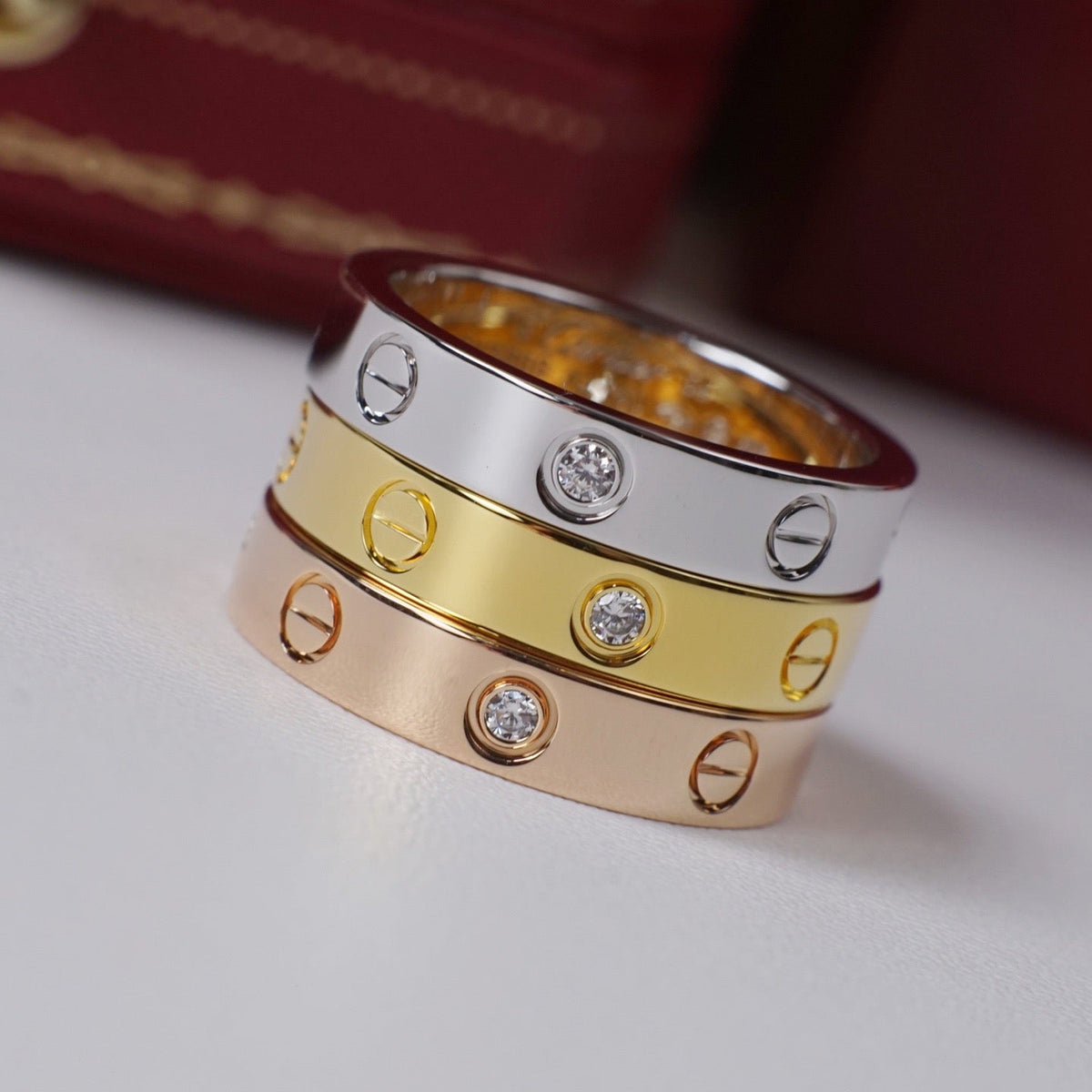 [Rose Tomorrow]LOVE 4MM 1 DIAMOND RING