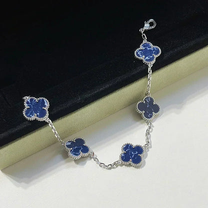 [Rose Tomorrow]CLOVER 5 MOTIF PIETERSITE BRACELET COLLECTION
