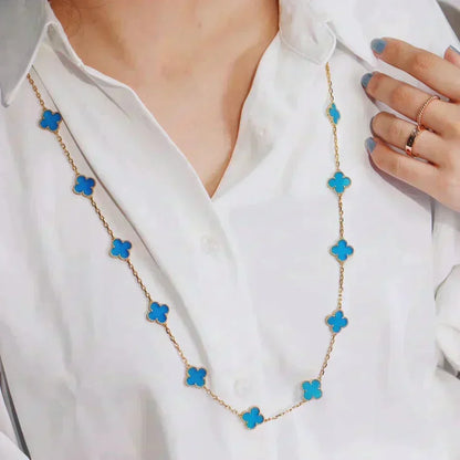 [Rose Tomorrow]CLOVER 20 MOTIFS TURQUOISE GOLD