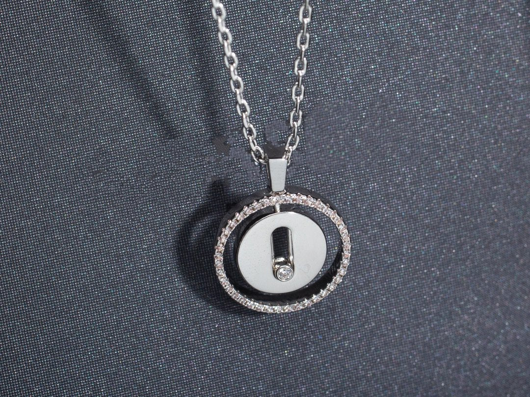 [Rose Tomorrow]LUCKY MOVE PM NECKLACE SILVER DIAMOND