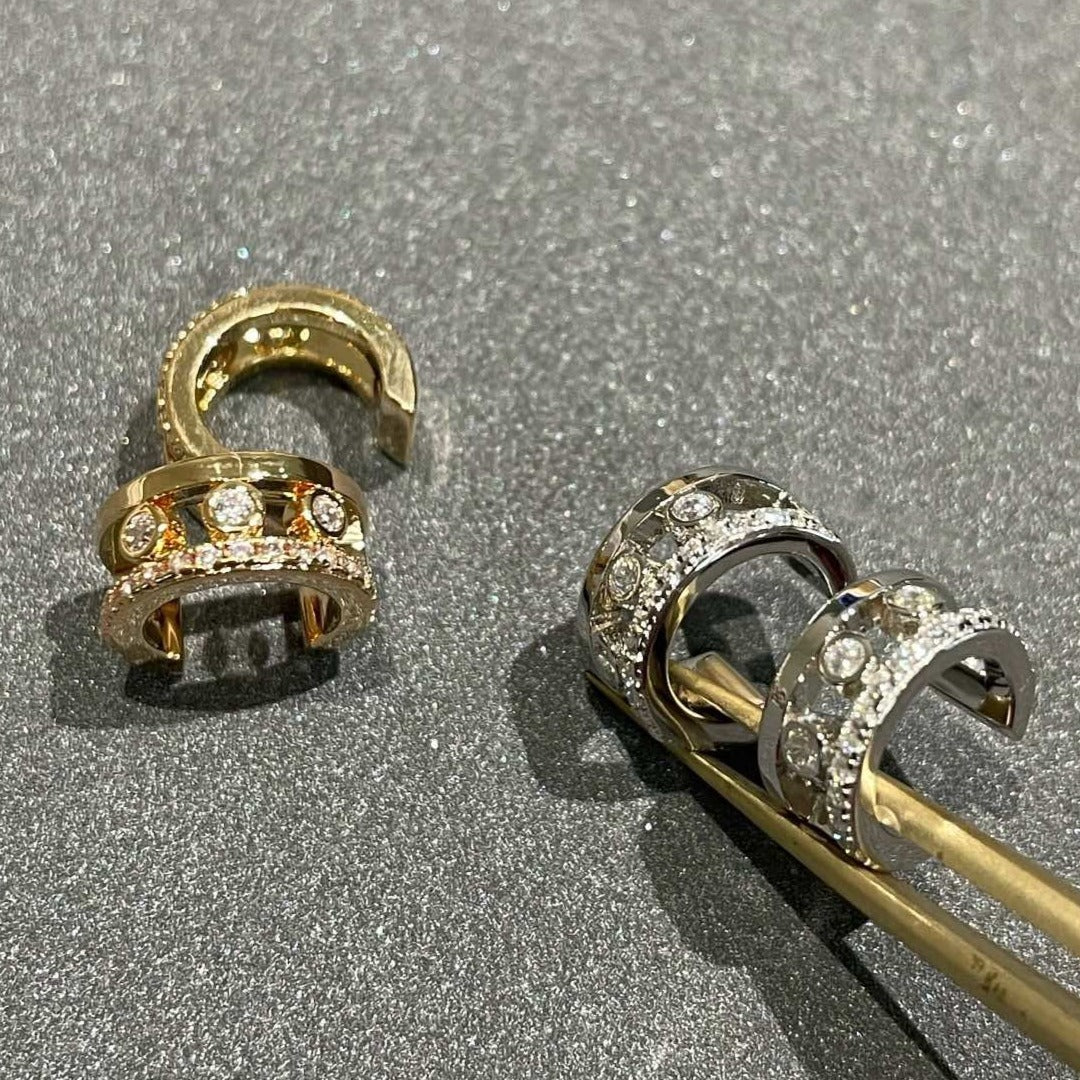 [Rose Tomorrow]MOVE ROMANE EARRINGS DIAMOND