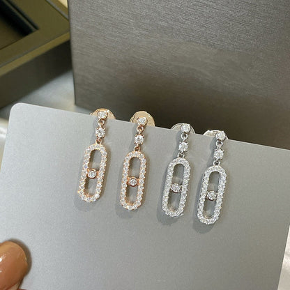 [Rose Tomorrow]DORMEUSES MOVE UNO DIAMOND EARRINGS