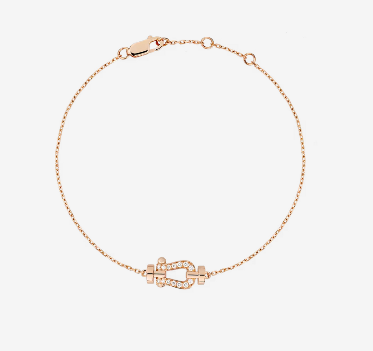 [Rose Tomorrow]FORCE 10 FULL DIAMOND BUCKLE CHAIN LINK MINI MODEL