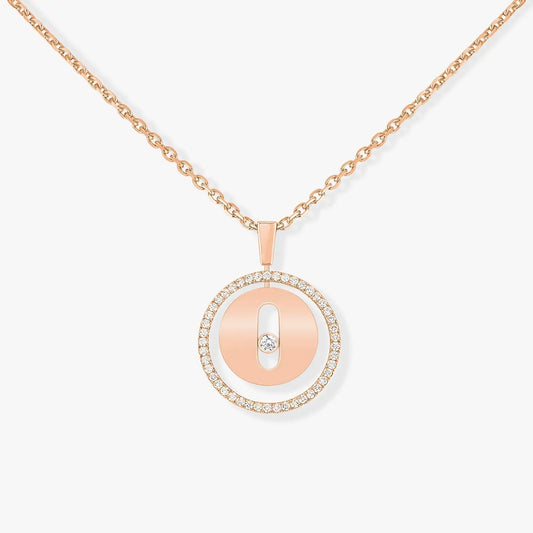 [Rose Tomorrow]LUCKY MOVE PM NECKLACE PINK GOLD DIAMOND