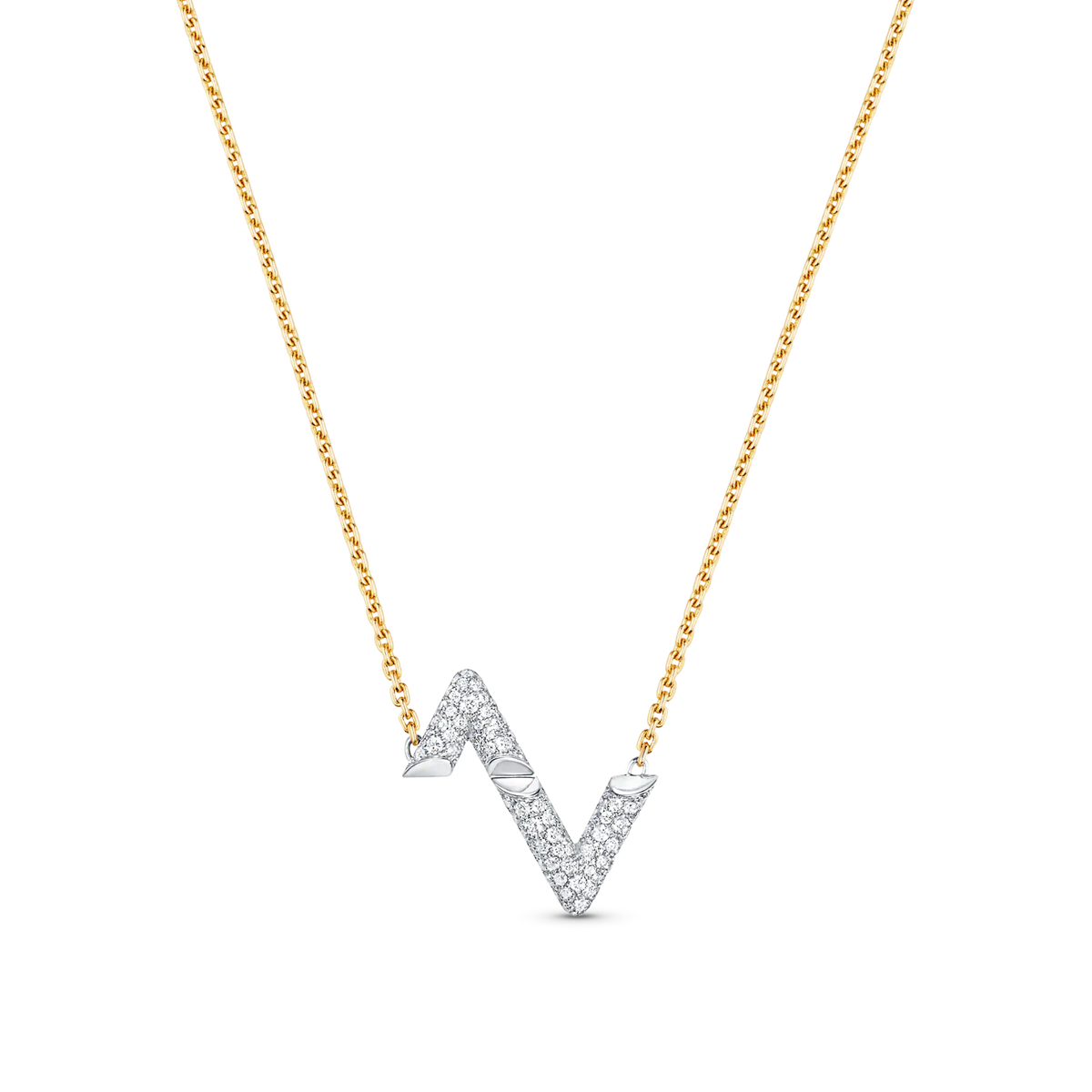 [Rose Tomorrow]VOLT SILVER DIAMOND PEDANT NECKLACE