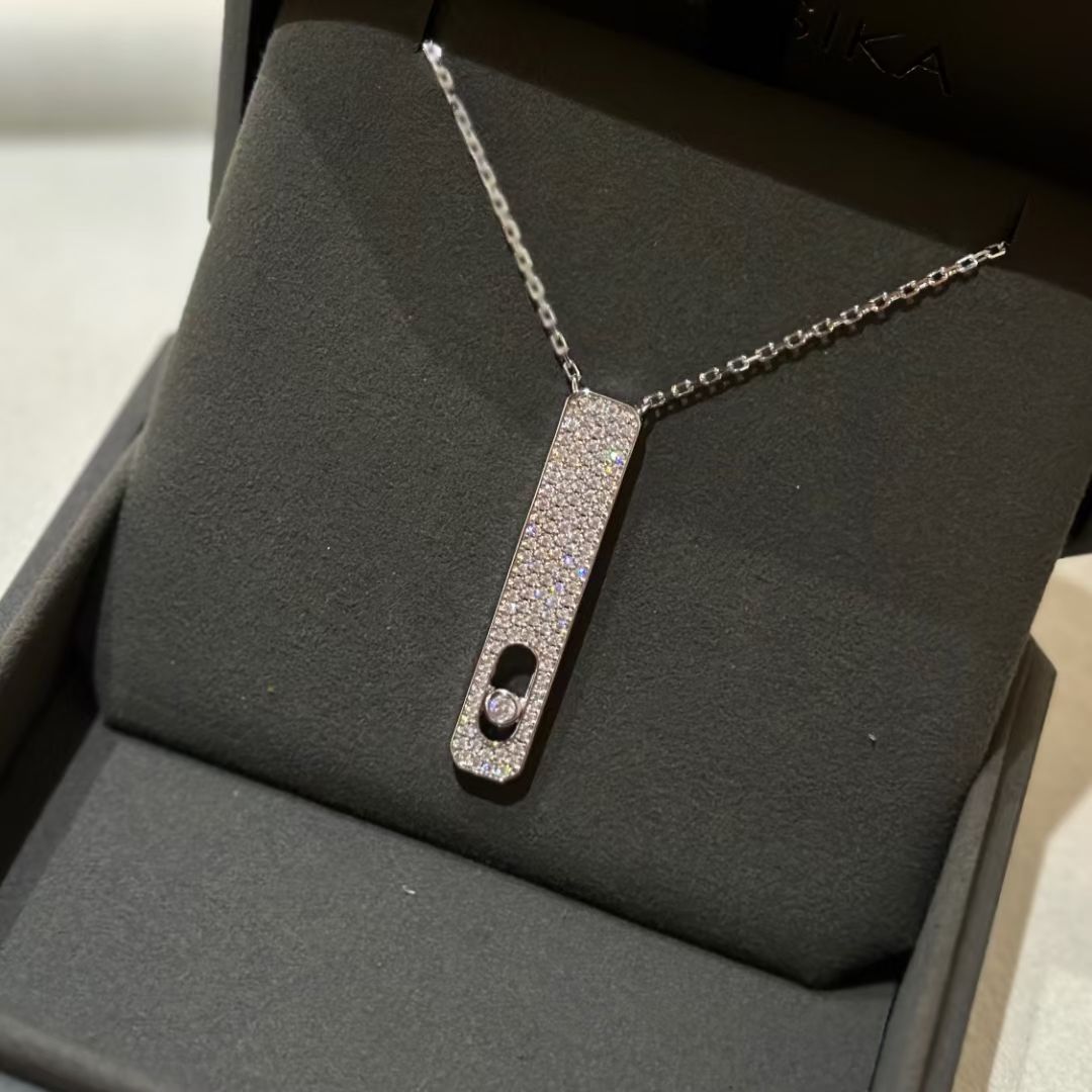 [Rose Tomorrow]MY FIRST DIAMOND PAVED NECKLACE